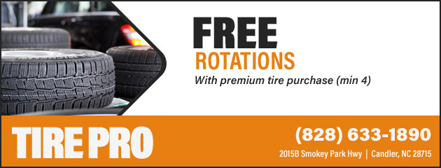 Free Tire Rotations With Purchase of 4 Tires