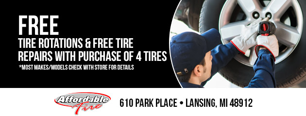 Free Tire Rotation with Purchase of 4 Tires