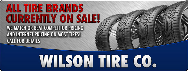 All Tire Brands Currently On Sale!