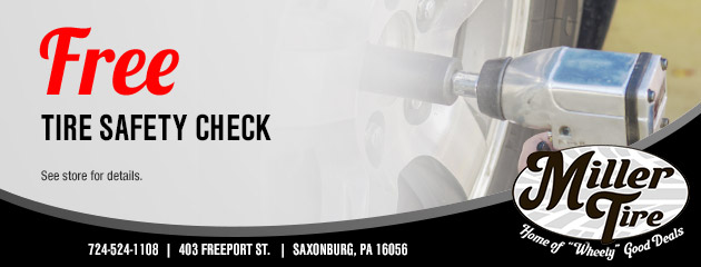 Free Tire Safety Check Coupon