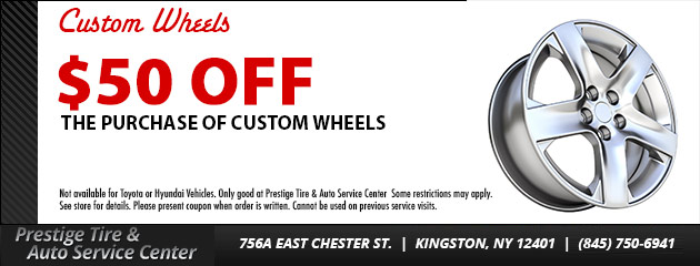 $50 OFF Custom Wheels