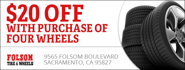 $20 off with purchase of four wheels