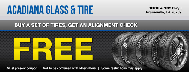 Buy a Set Tires, Get a Free Alignment Check