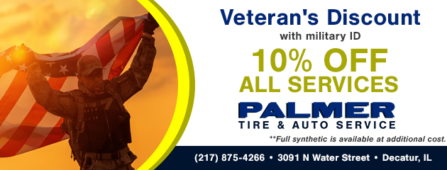 10% Off Services for Veterans