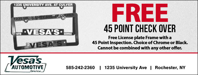 FREE 45 Point Check Over