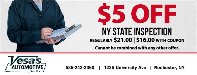 $5 Off NY State Inspection