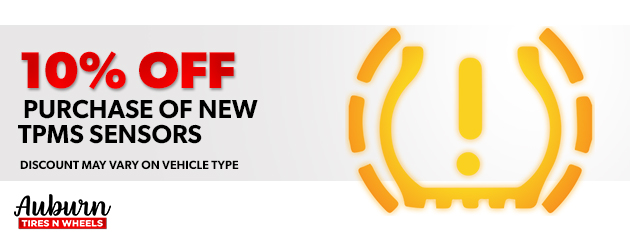10% Off Purchase of New TPMS Sensors