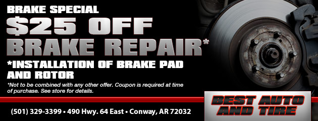 Brake Special: $25 Off Brake Repair