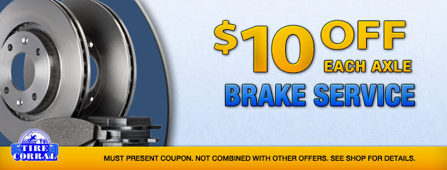 $10 Off Brake Service