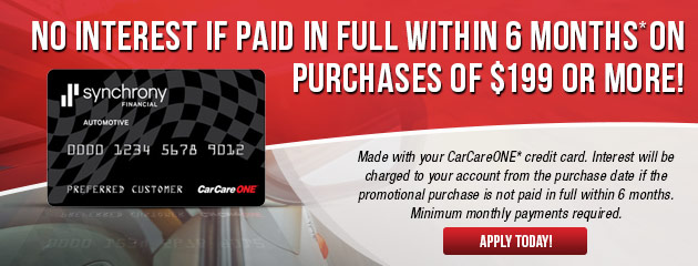 Easy Financing with CarCareONE