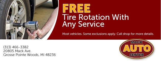 FREE Tire Rotation With Any Service