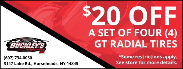 $20 Off GT Radial Tires