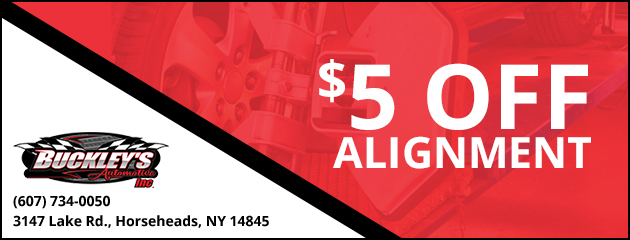 $5 Off Alignments