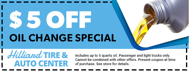 $5 Off Any Oil Change Special