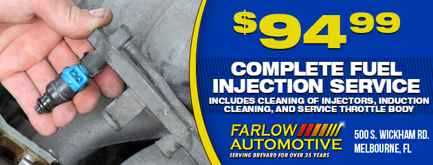 $94.99 Complete Fuel Injection Service