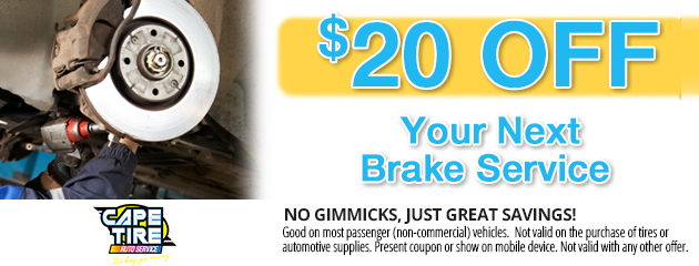 $20 Off Your Next Brake Service