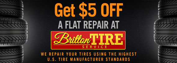 $5 OFF Flat Tire Repair