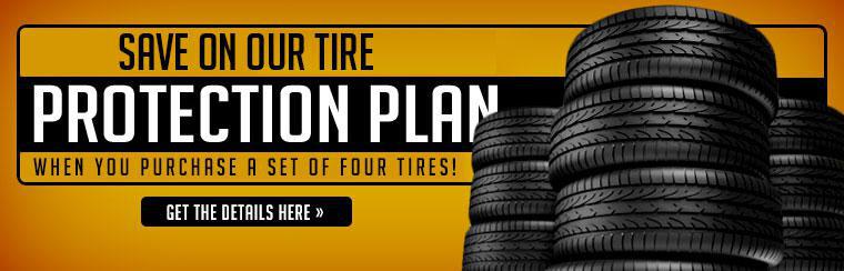 Save on our tire protection plan!