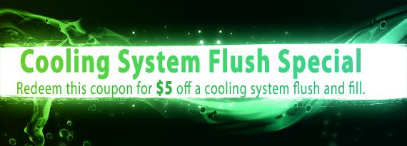 Coolant Flush Service Special