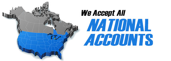 We Accept All National Accounts