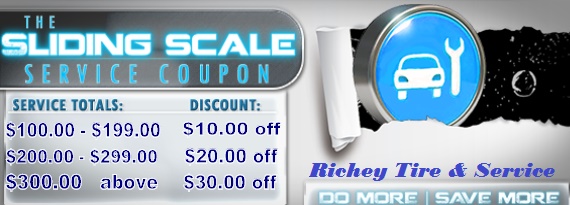 The Sliding Scale Service Coupon