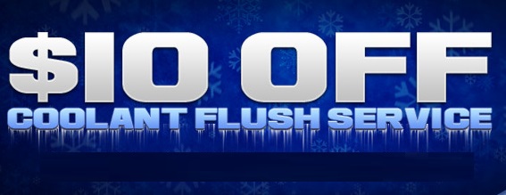 $10 off Coolant Flush 