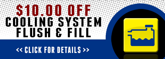 $10 Off Cooling System Flush & Fill