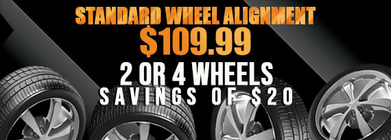 Standard Wheel Alignment $109.99