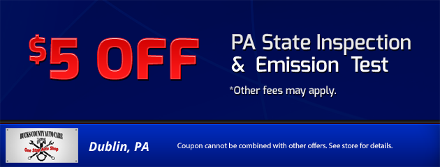 PA State Inspection & Emissions Test