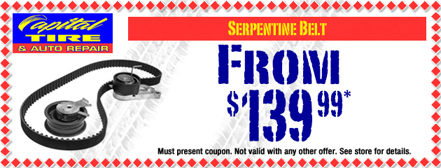 Serpentine Belt Specials