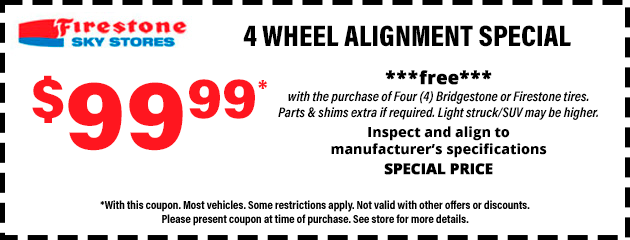 Wheel Alignment Special 