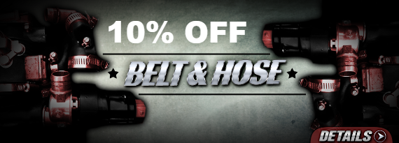 10 off Belts and Hoses