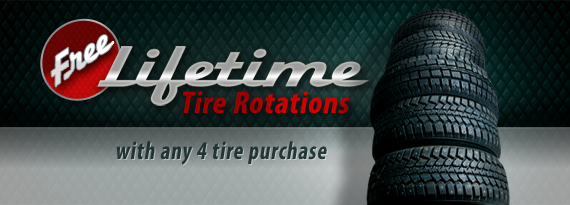Free Lifetime Tire Rotation 