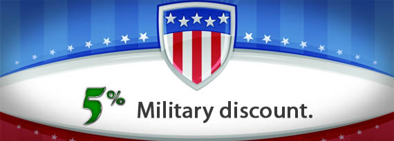 5% Military Discount 