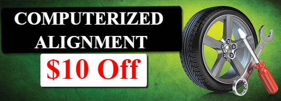 $10 off computerized alignment 