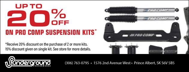 Up to 20% Off on Pro Comp Suspension Kits