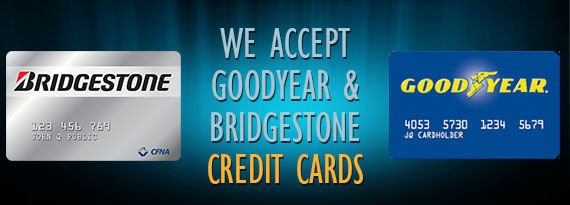 Goodyear & Bridgestone Credit Cards