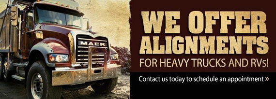 Alignments for Heavy Trucks and RVs