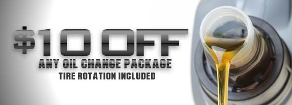 $10 OFF Any Oil Change Package
