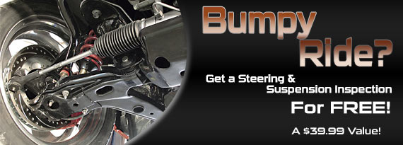Steering & Suspension Inspection for Free!