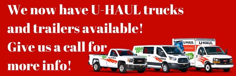 U-HAUL trucks and trailers