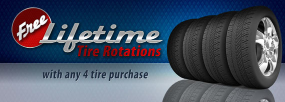 Free Lifetime Tire Rotation