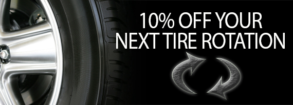 10% Off Your Next Tire Rotation