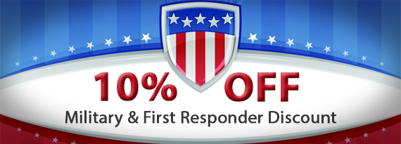 10% Military and First Responder Discount