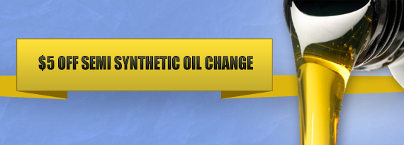 $5 Off Semi Synthetic Oil Change