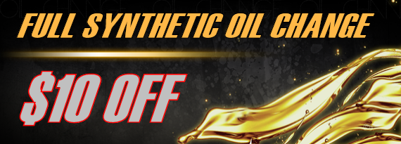 $10 Off Full Synthetic Oil Change