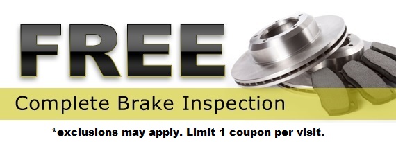 Free Complete Brake Inspection