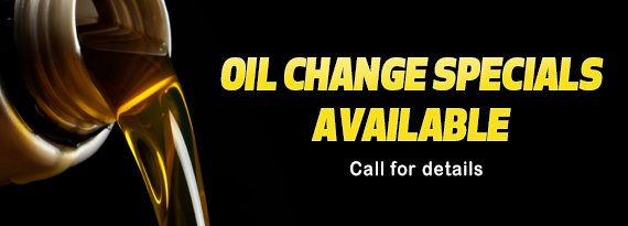 Oil Change Specials Available