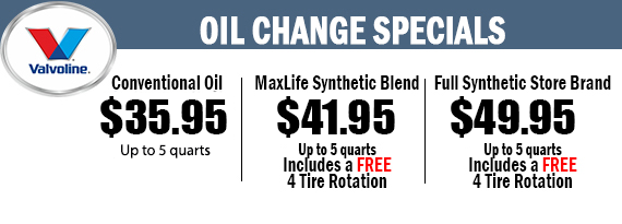Oil Change Specials