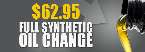 $62.95 Full Synthetic Oil Change